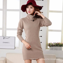 Neue mode Plüsch mantel frauen mode sieben hülse kleid damen pullover outwear nerz kaschmir lange pullover